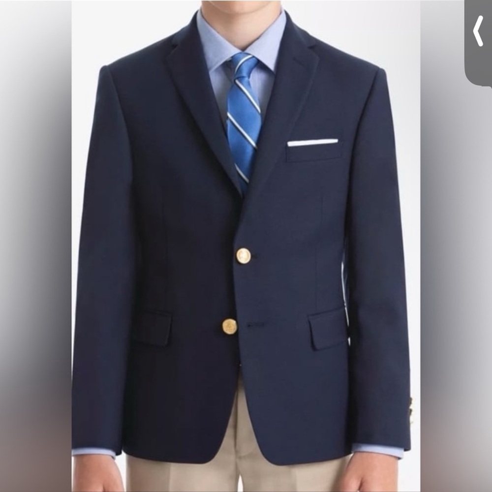 Lauren Ralph Lauren Navy Blazer with Gold Accents